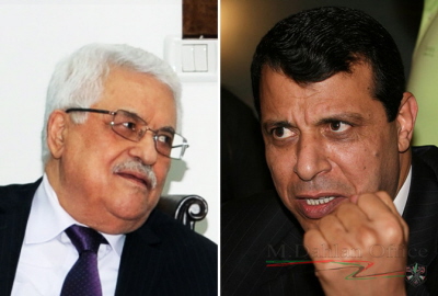 Prezydent Autonomii Palestyskiej, President Mahmoud Abbas (po lewej), który w zeszym tygodniu ukoczy 81 lat, zaciekle opiera si daniom przywódców swojej rzdzcej frakcji, Fatahu, by wyznaczy wiceprezydenta lub nastpc. Ludzie na wysokich stanowiskach, którzy omielili si kwestionowa autokratyczne rzdy Abbasa, stali si celem ataków prezydenta – jak Mohamed Dahlan (po prawej), byy dowódca Fatahu i minister, który musia ucieka z terytoriów palestyskich po porónieniu si z Abbasem i jego synami. (Zdjcia: U.S. State Dept., M. Dahlan Office)