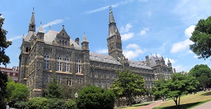 Gówny budynek zaoonego w 1789 roku Uniwersytetu Georgetown.