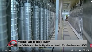 Niestety, polityka ugłaskiwania i bierność administracji Bidena wyłącznie nasiliły terroryzm i wykroczenia Iranu. Obecnie w Natanz irański reżim buduje podziemny obiekt jądrowy, który podobno będzie niezwykle trudny do zbombardowania. (Źródło obrazu: zrzut z ekranu wideo.)