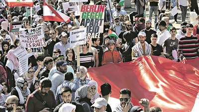 Protest BDS Berlinie (Zdjcie: Getty Images)