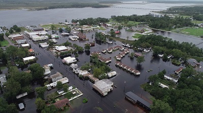 Powód w Karolinie Pónocnej po huraganie Florence. Zdjcie: Getty Images