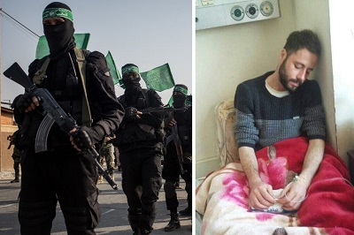 Mohammed Safi (po prawej) straci wzrok, kiedy trzymano go w wizieniu Hamasu. Jego przestpstwo: uczestnictwo w demonstracji wzywajcej do pooenia kresu kryzysowi ekonomicznemu w Strefie Gazy i przeciwko nowym podatkom naoonym przez Hamas. (Zdjcia: Mohammed Safi - Ahmed Safi/Facebook; bojówkarze Hamasu - Chris McGrath/Getty Images)