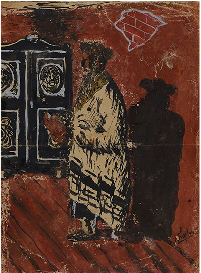 „Modlitwa” obraz namalowany przez Abramka Koplowicza w 1943 roku.