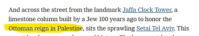 [A po drugiej stronie charakterystycznej Wiey z Zegarem Jaffy, wapiennej kolumny wzniesionej przez ydów 100 lat temu na cze osmaskich rzdów w Palestynie, rozciga si Setai Tel Awiw. To]