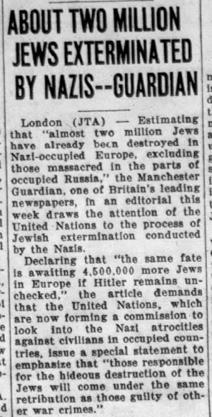 Jewish Press (Omaha), 6 listopada 1942