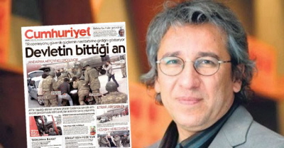Aresztowany 26 listopada 2015 Can Dundar, redaktor naczelny dziennika“Cumhuriyet”