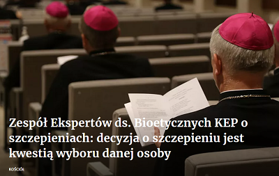 Link do tekstu stanowiska zespou natchnionych „ekspertów”<span>(Zdjcie z \