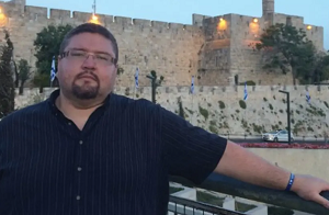 Ryan Bellerose podczas niedawnej wizyty w Izraelu (Zdjęcie: Stand With Us)