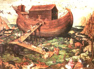 Opisany w Biblii, czyli w najstarszej księdze świata, kataklizm, jaki dotknął całą ludzkość, jako kara za grzechy, uważany jest od niepamiętnych czasów za wiarygodny opis. Z pełnym szacunkiem podchodzi się też do opowieści o Noem i jego wspaniałej arce, która miała ok. 130 -150 m długości, 22 - 25 m szerokości i 12 -15 m wysokości. Ocalała jedna rodzina i zwierzęta. (Źródło zdjęcia i podpis: polskokatolicki.pl)