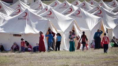 Uchodcy syryjscy w Turcji.