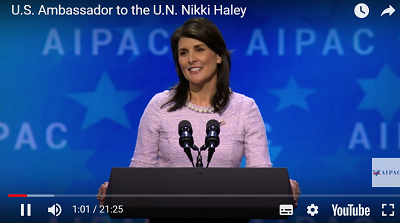 Cao wystpienia Nikki Haley mona obejrze tu: https://www.youtube.com/watch?v=Di_Lh0rXx2Q