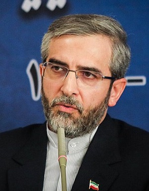 Administracja Bidena nie może wykluczać regionalnych sojuszników USA i narodu amerykańskiego z toczących się negocjacji z reżimem irańskim i trzymać ich w niewiedzy: to na nich bezpośrednio wpływa każda „umowa”. Na zdjęciu: główny negocjator nuklearny Iranu Ali Bagheri Kani. (Źródło: Wikipedia)