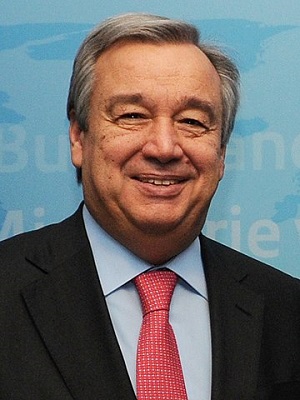 <span>Sekretarz Generalny ONZ Antonio Guterres (Wikipedia)</span>
