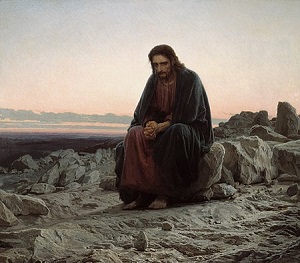 Kuszenie Jezusa, Iwan Kramskoj (1872)