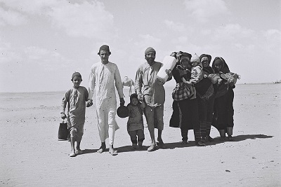 ydowscy uchodcy z Jemenu w drodze do Izraele przez port Aden. (Zdjcie: National Archives )