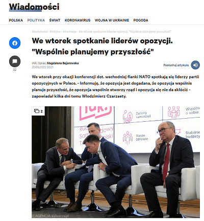 Zrzut z ekranu wiadoości.gazeta.pl