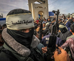 Patrol palestyskich terrorystów w Rafah, 1 marca 2024 r. Zdjcie Abed Rahim Khatib/Flash90.Via JNS