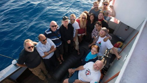 Propalestyscy dziaacze na pokadzie Marianne, 28 czerwca 2015. (Freedom Flotilla III)