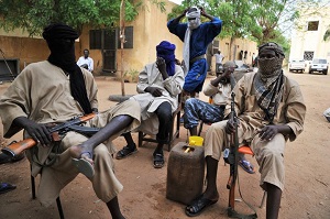 Biedne ofiary zmian klimatycznych, czyli muzułmańscy terroryści z plemienia Fulani. (Źródło zdjęcia: Nairaland)  