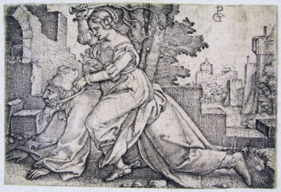 Filis ujedajca Arystotelesa.<br />Georg Pencz (1500-1550) rytownik;