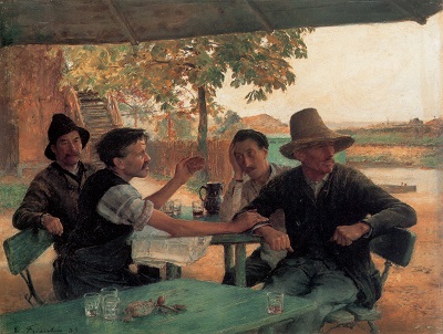 &Eacute;mile Friant La Discussion politique (ródo zdjcia: Wikipedia)