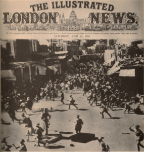 Jaffa, Palestyna: Pocztek Rewolty Arabskiej z 1936 r.