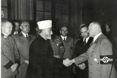 Współpraca arabskich nacjonalistów z niemieckimi nazistami przetrwała upadek Hitlera. Wielu z nich znalazło zatrudnienie w szeregach arabskich oddziałów walczących z Żydami (Źródło zdjęcia: JEWISH AGENCY)