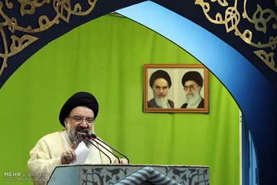 Ajatollah Chatami (Źródło: Mehr News Agency, Iran, 8 grudnia 2017)