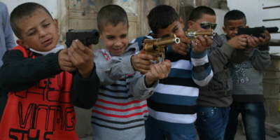 Palestyskie dzieci z Hebronu (6 listopad 2011). (Photo: Issam Rimawi)