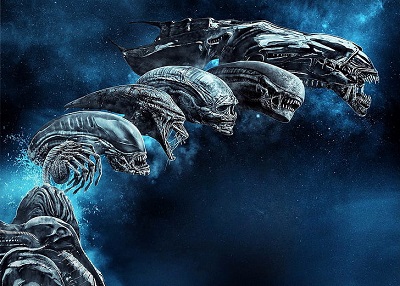 Kadr z filmu Alien.