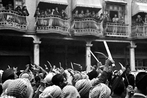Farhud, Bagdad 1941. Zdjęcie: Yad Yitzhak Ben Zvi Archive.