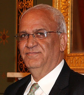 Saeb Erekat. Z British Foreign and Commonwealth Office.