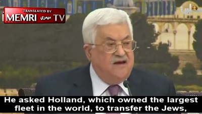 Prezydent Autonomii Palestyskiej Mahmoud Abbas, którego zachodnie media i politycy czsto okrelaj jako „umiarkowanego” i „pragmatycznego”, cytowa w zeszym roku egipskiego intelektualist, Abdel-Wahaba El-Messiriego, e Izrael \
