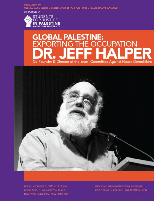 Kto to jest, Fidel Castro? Nie, to jest Jeff Halper z “Israeli Committee Against House Demolitions”.