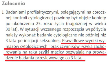 Rekomendacje Polskiego Towarzystwa Ginekologicznego dotyczce diagnostyki, profilaktyki i wczesnego wykrywania raka szyjki macicy 2006