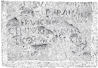 <span>Rzymska inskrypcja znaleziona w pobliżu „Battir”, która wymienia 5 i 11 legion rzymski.</span>