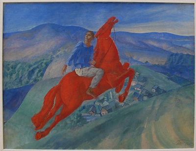 Kuźma Pietrow-Wodkin,”‘Fantazja”, 1925, olej na płótnie, Rosyjskie Muzeum/Wikipedia