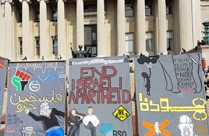 Tydzień Izraelskiego Apartheidu w Columbia University.(zdjęcie: Courtesy)
