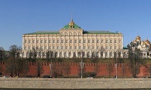Wielki Pałac na Kremlu, obecnie rezydencja prezydenta Rosji. (Źródło zdjęcia: Wikipedia)