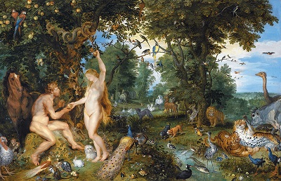 “Grzech pierworodny” Jan Brueghel Starszy i Peter Paul Rubens (Źródło: Wikipedia) 