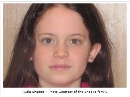 25 grudnia 2014. Jedenastoletnia dziewczynka, Ayala Shapira zostaa przewieziona do szpitala w stanie krytycznym, a jej ojciec zosta ranny, kiedy jeden terrorysta wybieg przed samochód, liczc na odruch kierowcy, a drugi, w chwili gdy kierowca zahamowa, wrzuci do wntrza samochodu koktajl Mootowa.