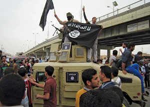 <span>Bojownicy ISIS w Iraku (Źródło zdjęcia: Britannica)</span>