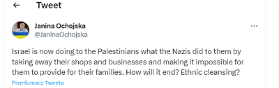 [Izrael robi teraz Palestyńczykom to, co zrobili im naziści, zabierając im sklepy i firmy oraz uniemożliwiając im utrzymanie rodzin. Jak to się skończy? Czystki etniczne?]