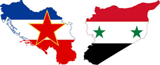 ”Jugosawia” i ”Syria”: róne flagi, podobny problem.